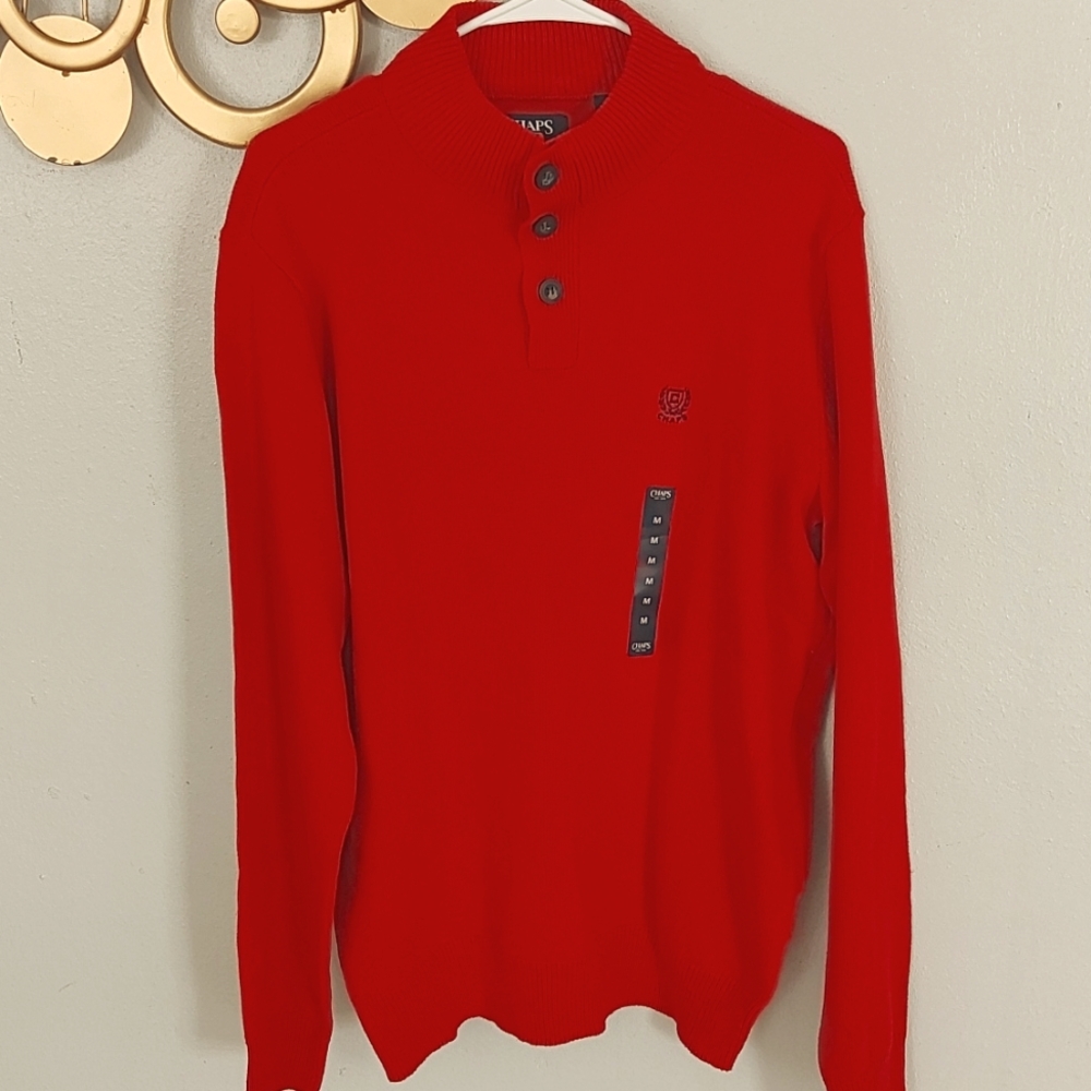 Chaps Red sweater